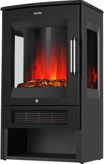 tectake® Vrijstaande Elektrische Sfeerhaard