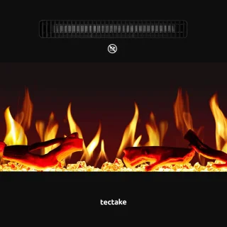 tectake® Wandhaard - Elektrische Haard