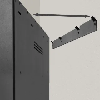 tectake® Wandhaard - Elektrische Haard