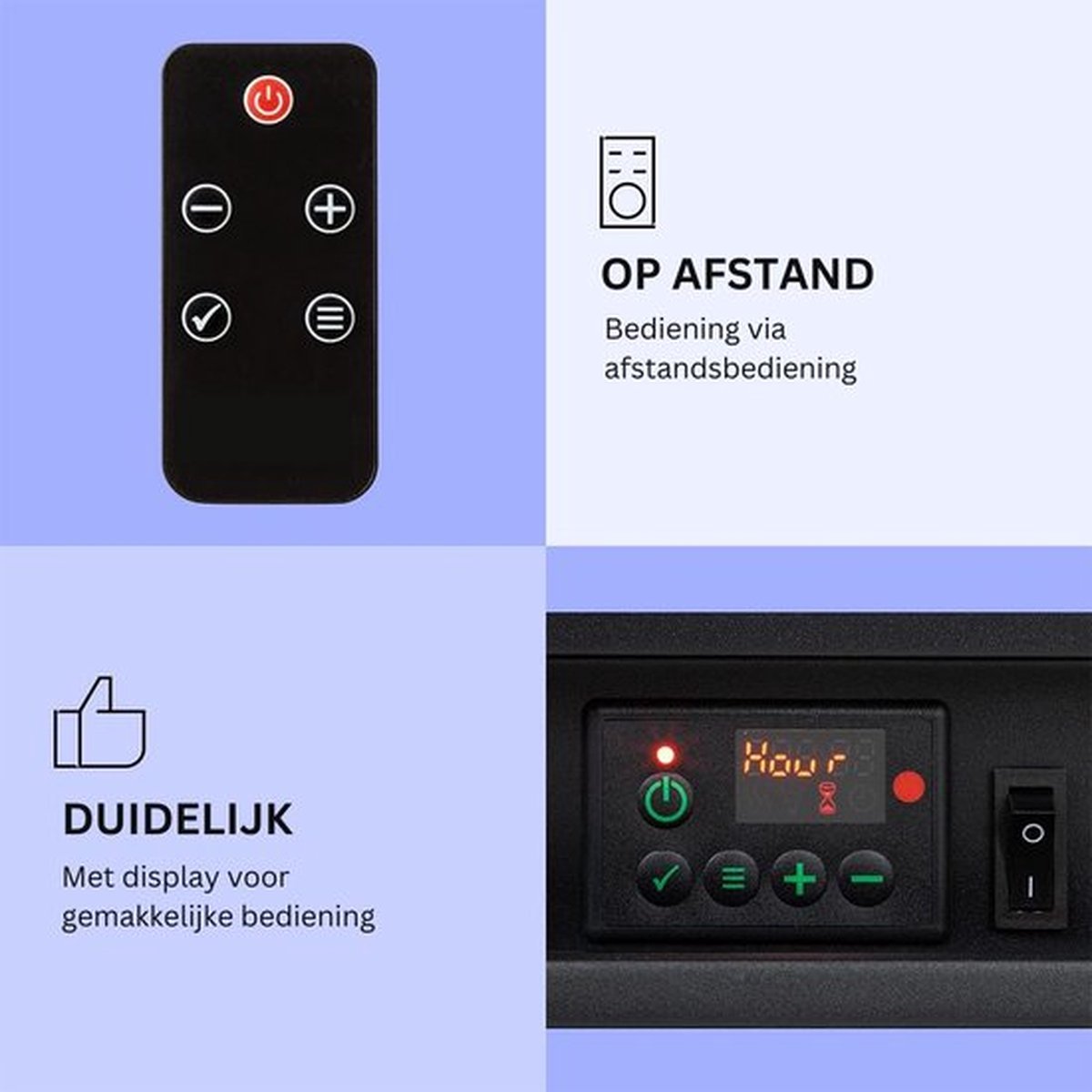 Thuys Sfeerhard Elektrische Tafelhaard Zwart