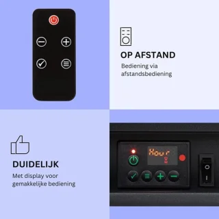 Thuys Sfeerhard Elektrische Tafelhaard Zwart