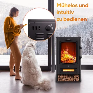 Tronitechnik TT-5199 elektrische sfeerhaard zwart