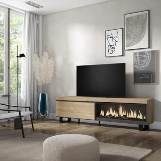 TV-Meubel Lowboard met Elektrische Haard
