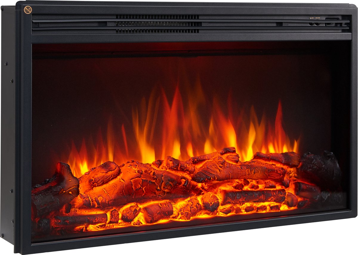 Typhon Elektrische Sfeerhaard Donkerbruin 121x25x88.3 cm