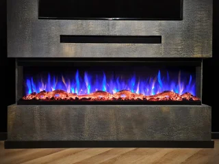 Valerio Fire PLATINA 3-zijdige haard 165cm