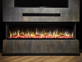 Valerio Fire PLATINA 3-zijdige haard 165cm