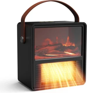 Ventilatorkachel - keramische verwarming - zwart