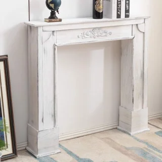 Vintage houtlook sierhaard meubel