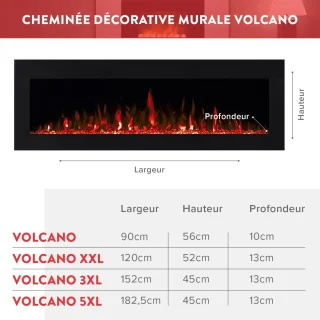 Volcano Elektrische open haard