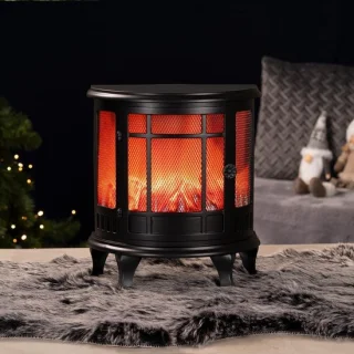 Vrijstaande decoratieve LED open haard