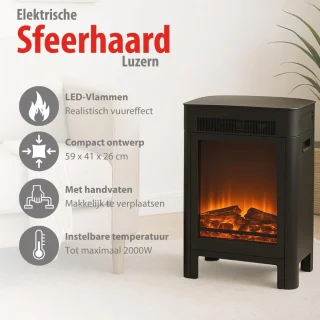 Vrijstaande Elektrische Sfeerhaard