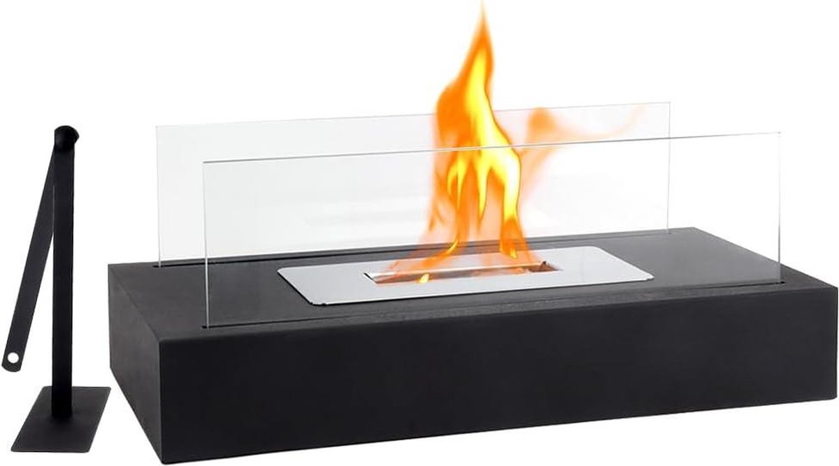 De Vuurkorf Bio-ethanol Rechthoekig 35 cm Zwart in één oogopslag
