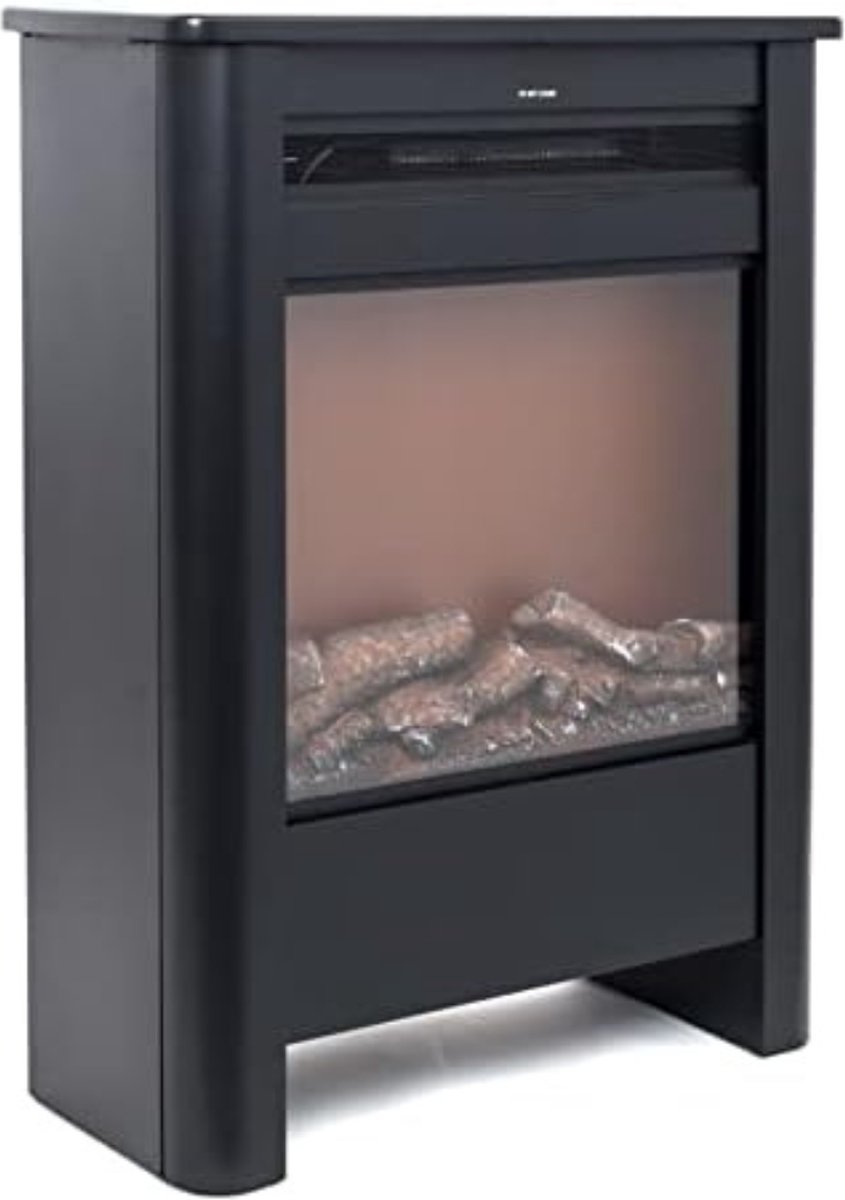 Vuurruimte elektrische sfeerhaard 46 cm zwart 1500W