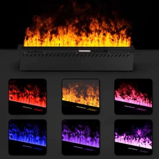 Waterdamp haard 1200mm APP Colorful Flames