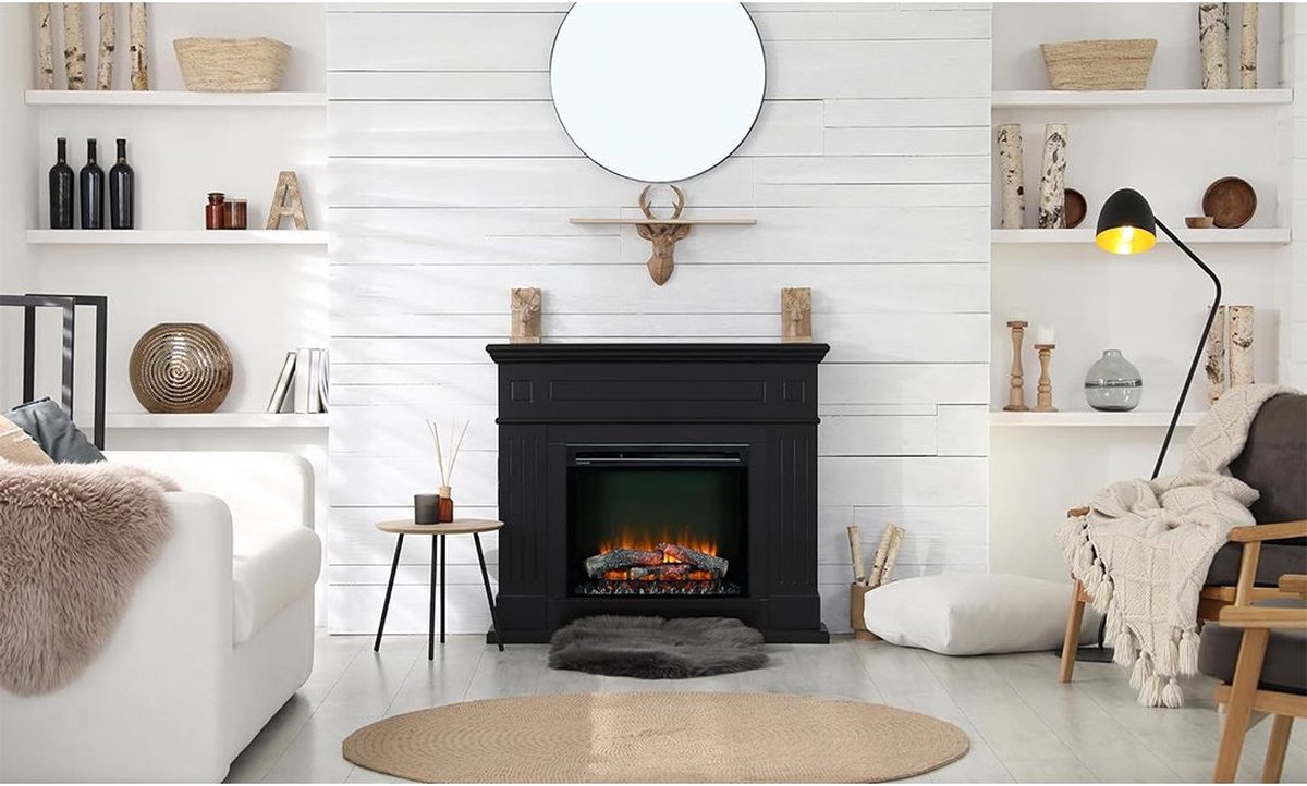 White-label Elektrische Tafelhaard 60x45x20cm Zwart