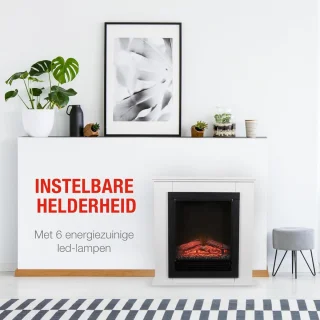 White-Label® Sfeerhaard - Tafelhaard - Wit