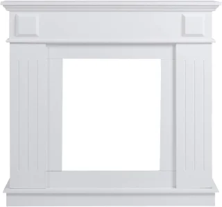 Witte Houten Schoorsteenmantel