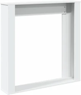 Witte Schouwombouw 100x100 cm