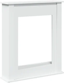 Witte schouwombouw 75 x 20 x 87,5 cm