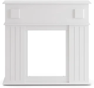 Witte Schouwombouw voor Haard
