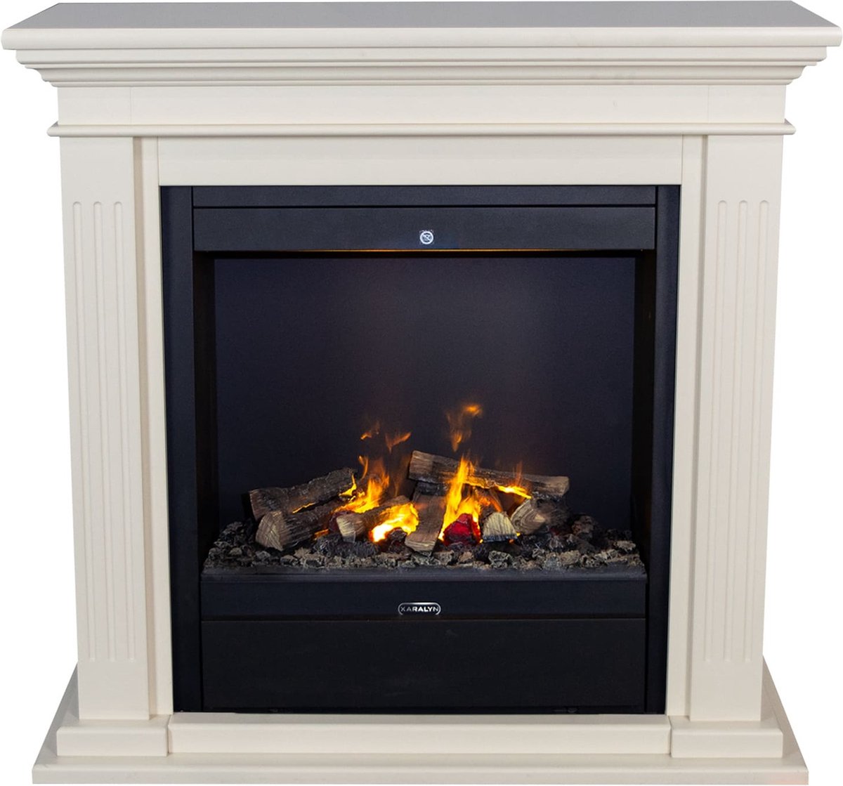 Xaralyn Cadiz MDF elektrische haard met Albany haardombouw wit