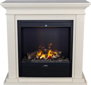 Xaralyn Cadiz MDF elektrische haard met Albany haardombouw wit