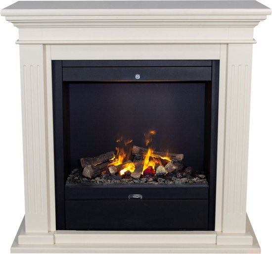 Xaralyn Cadiz MDF elektrische haard met Albany haardombouw wit