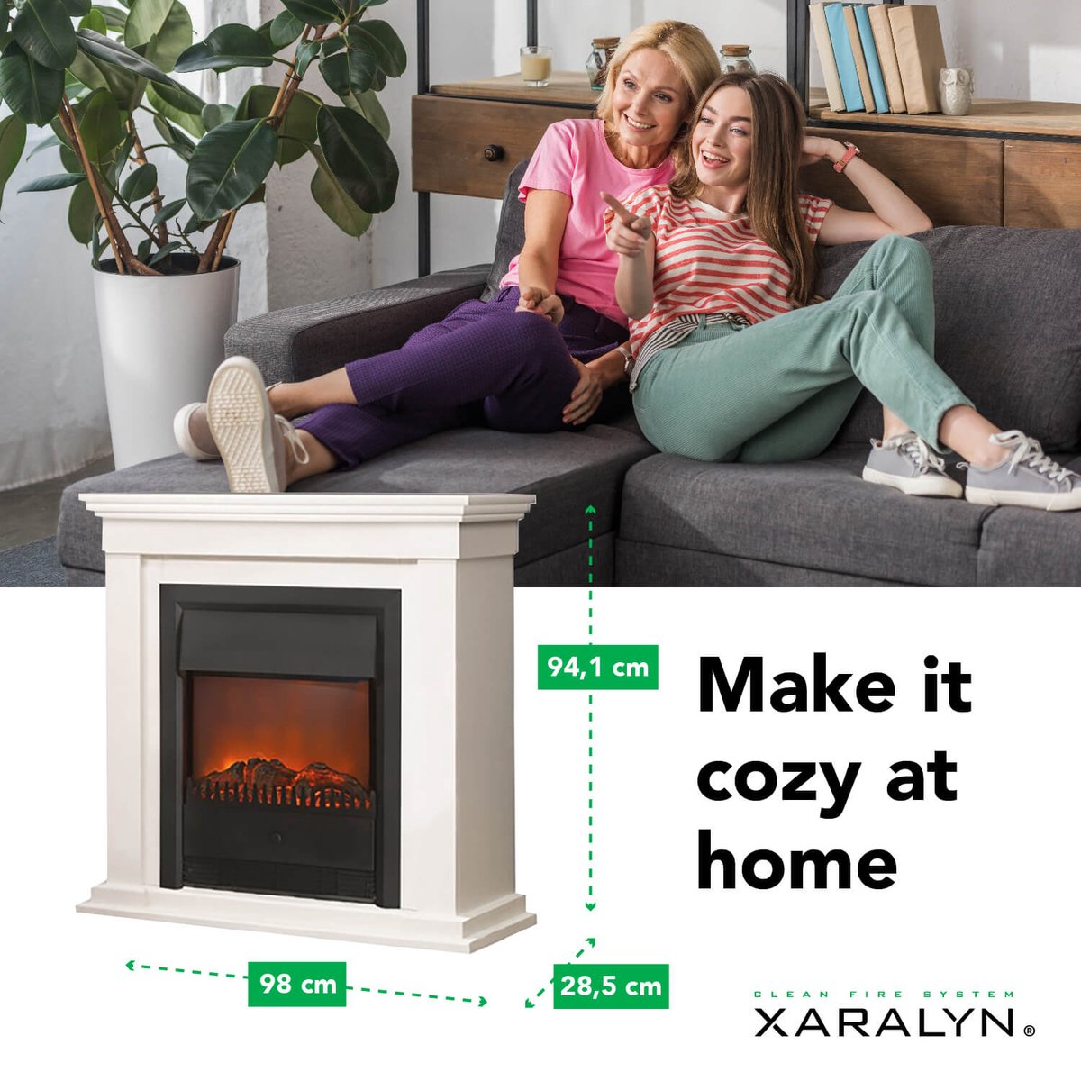 Xaralyn Calgary elektrische open haard