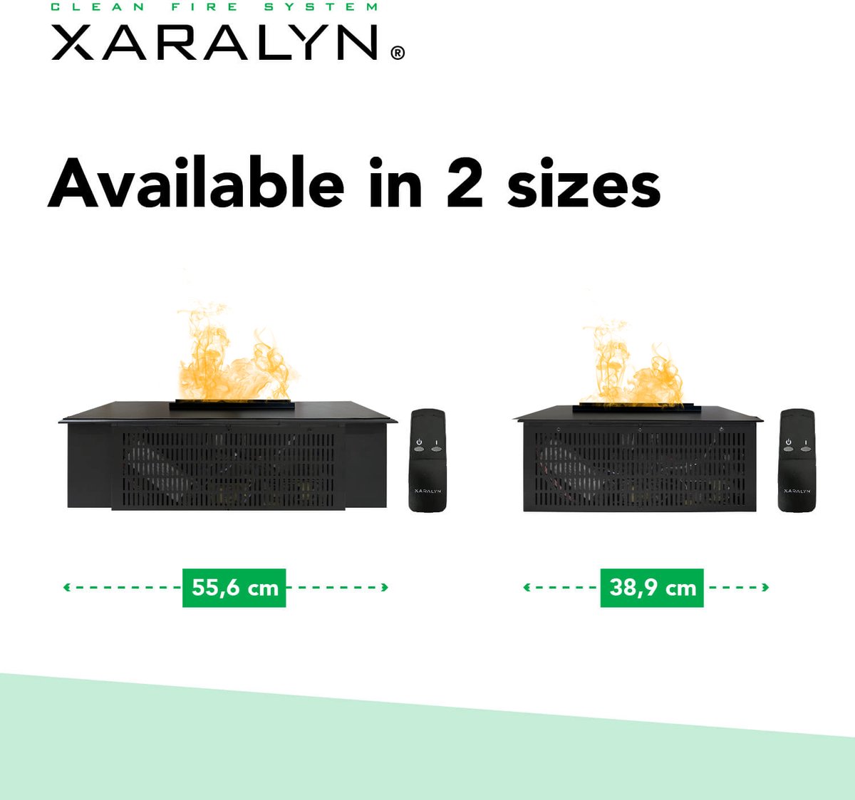 Xaralyn Cassette 400 elektrische inbouwhaard Eco Opti-Myst