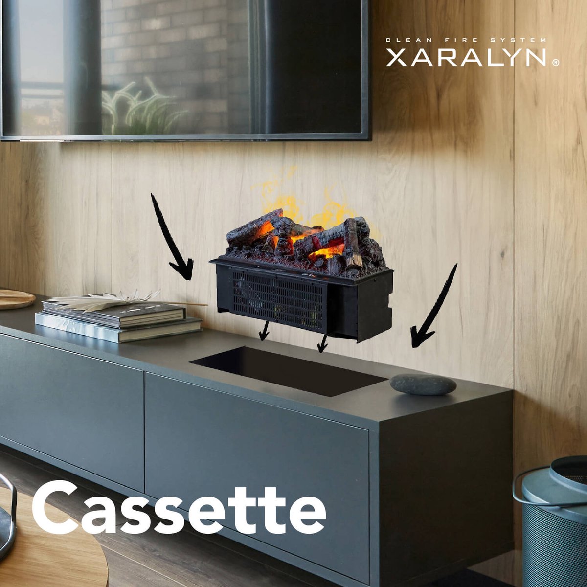 Xaralyn Cassette 600 waterdamphaard inbouwhaard