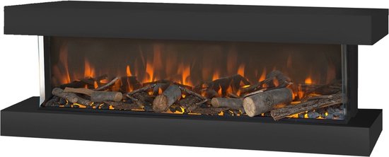 Xaralyn Disegno 120SB elektrische wandhaard zwart