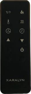 Xaralyn Disegno 90XLB elektrische wandhaard zwart