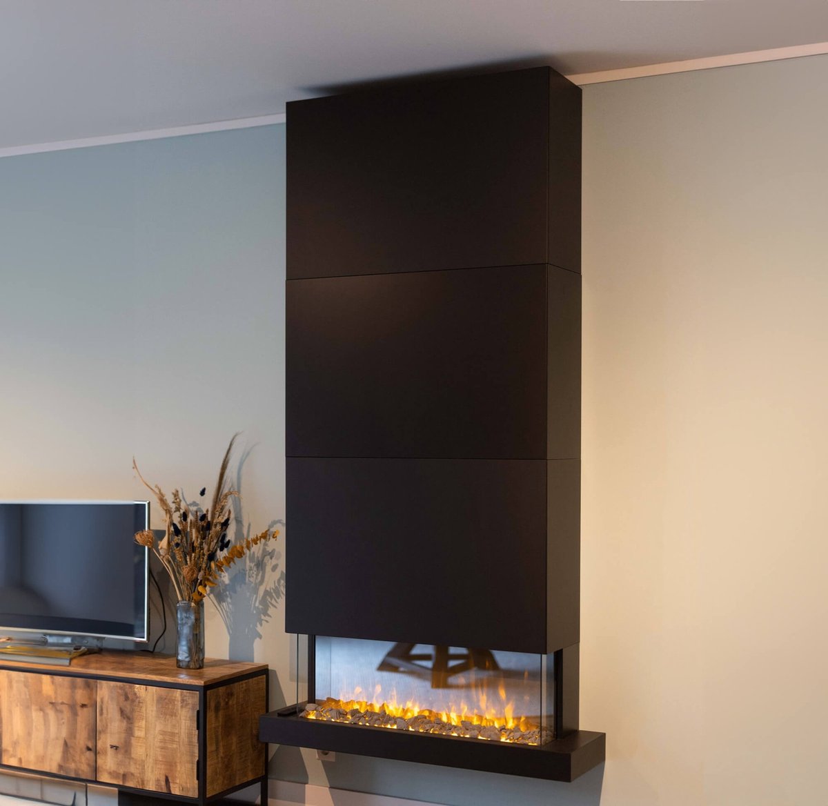 Xaralyn Disegno 90XLB elektrische wandhaard zwart