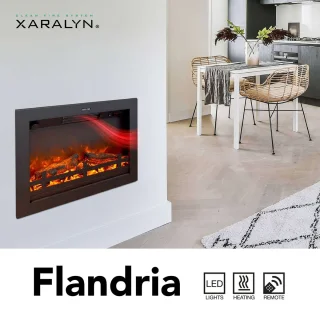 Xaralyn Flandria elektrische inbouwhaard