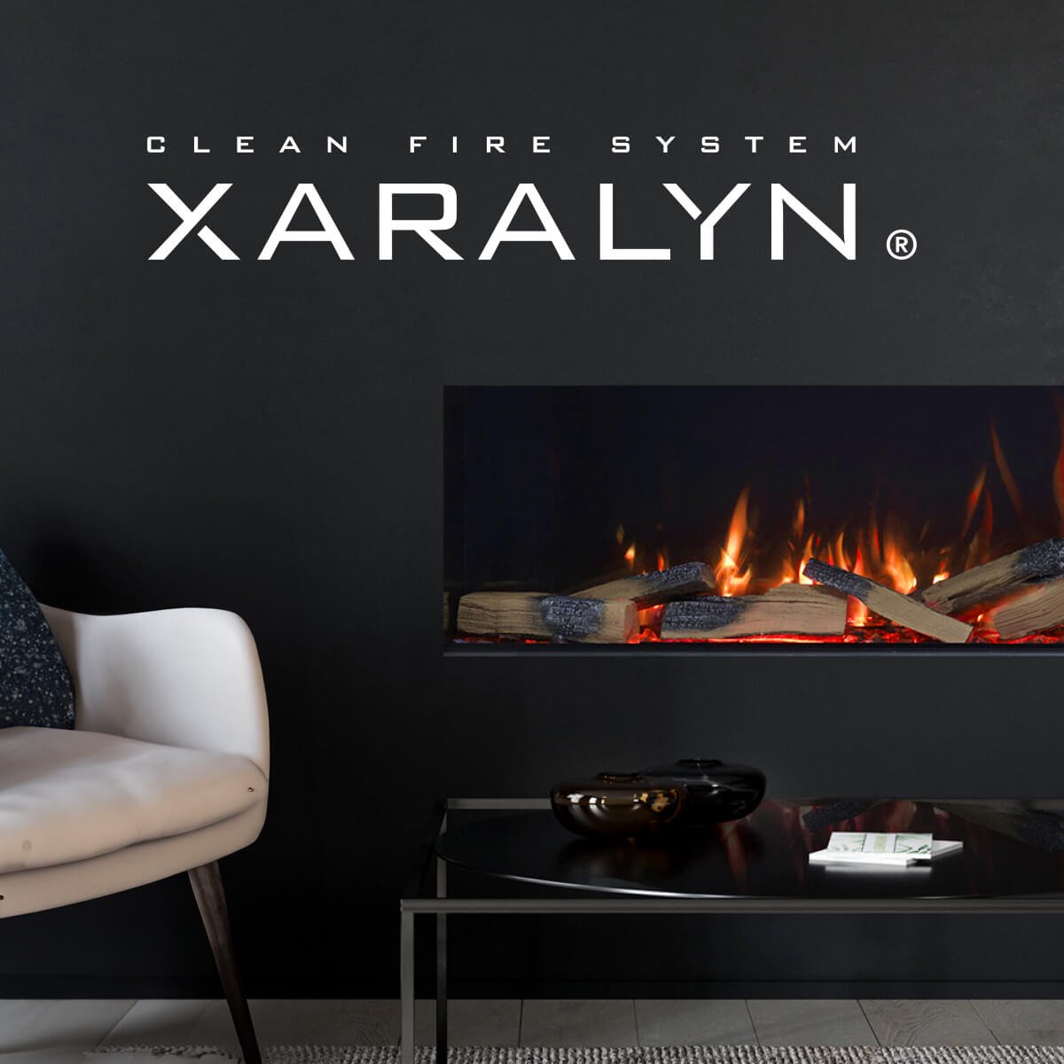 Xaralyn Fogo Forest 124 Cinewall inbouwhaard