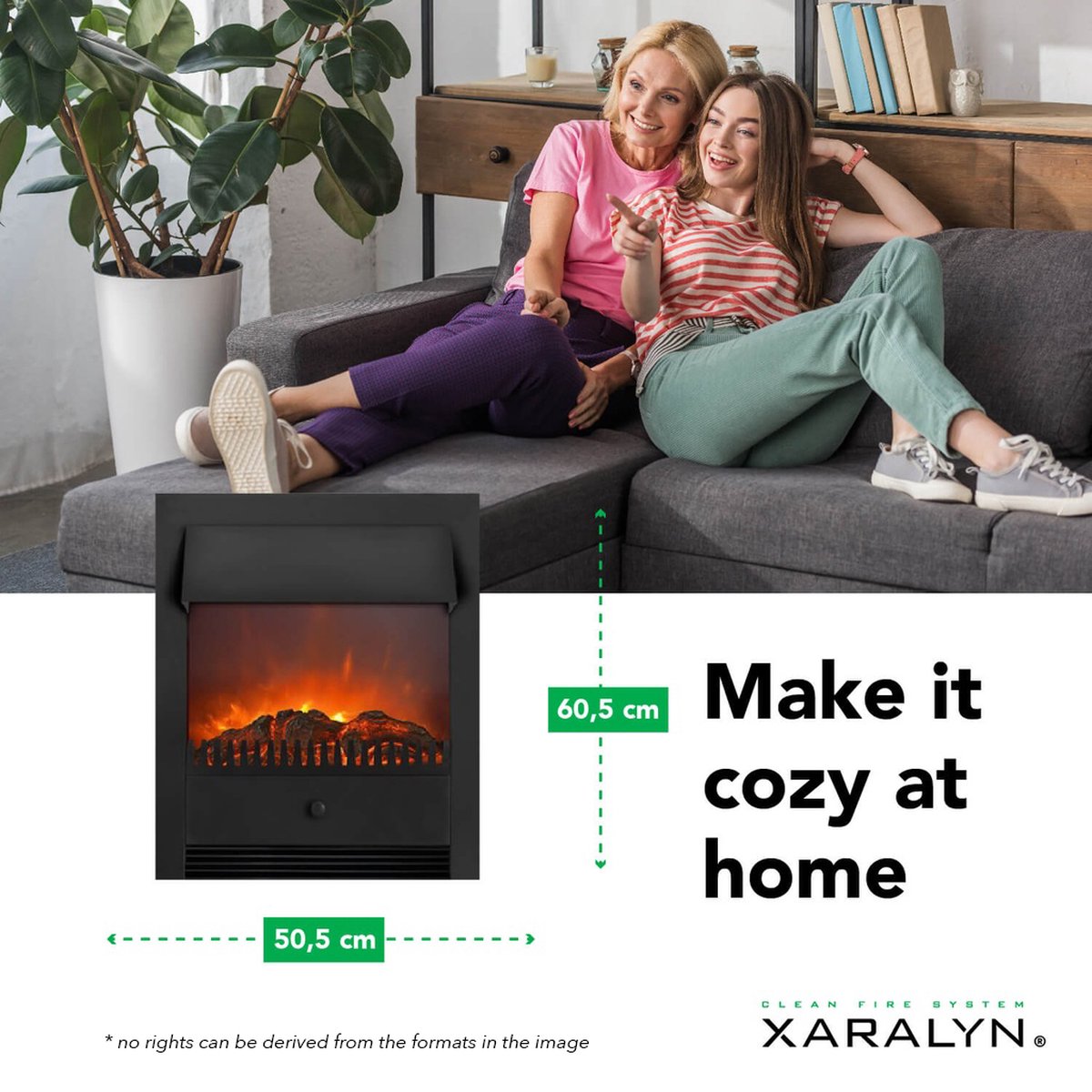 Xaralyn Lagos elektrische inbouwhaard
