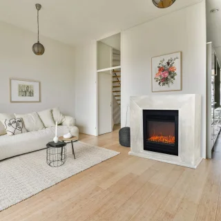 Xaralyn Nero ELU-SWP elektrische open haard white stone