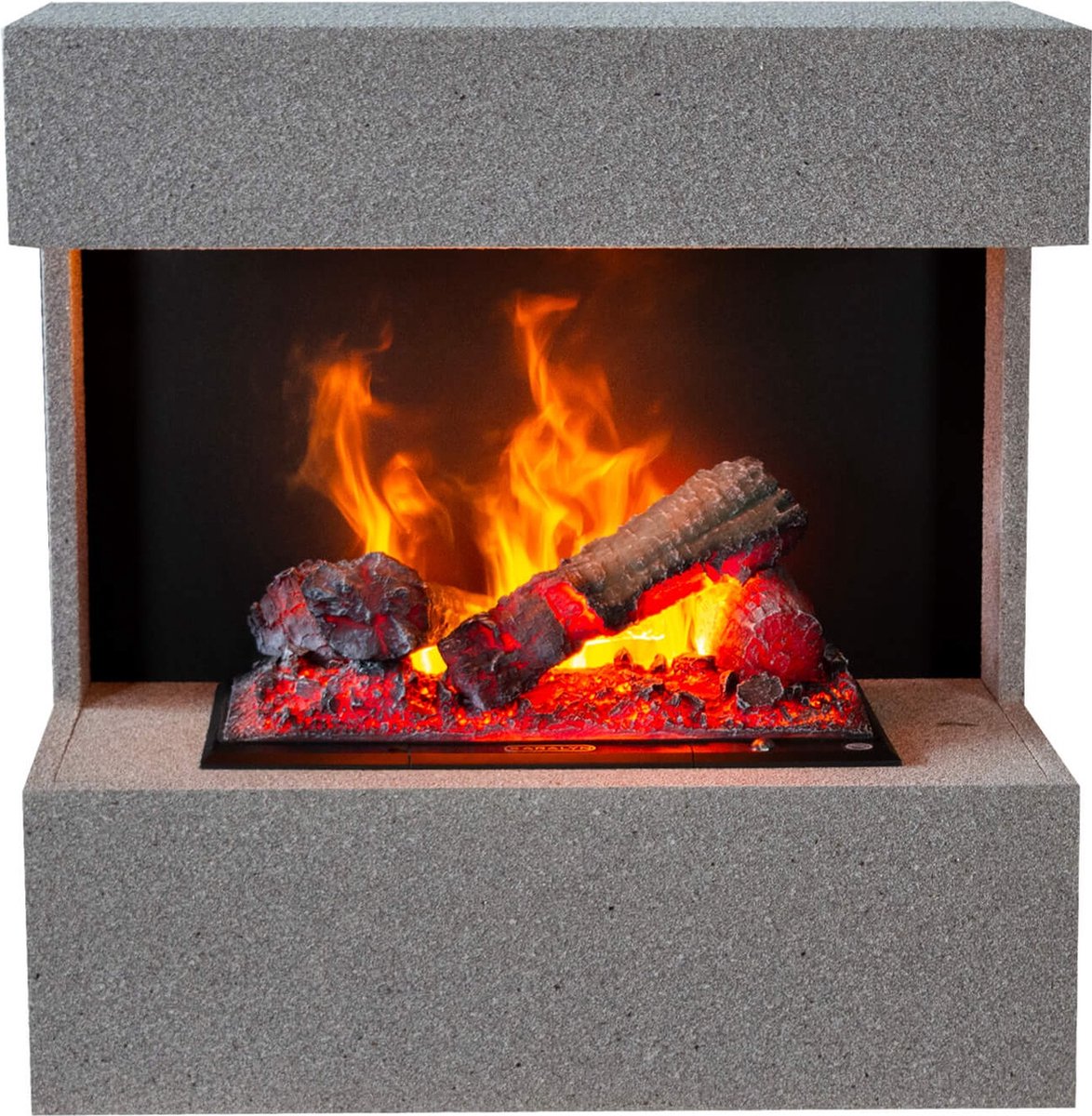 Xaralyn Nova EC elektrische wandhaard betonlook met Opti-Myst cassette 400