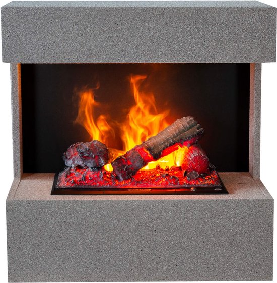 Xaralyn Nova EC elektrische wandhaard betonlook met Opti-Myst cassette 400