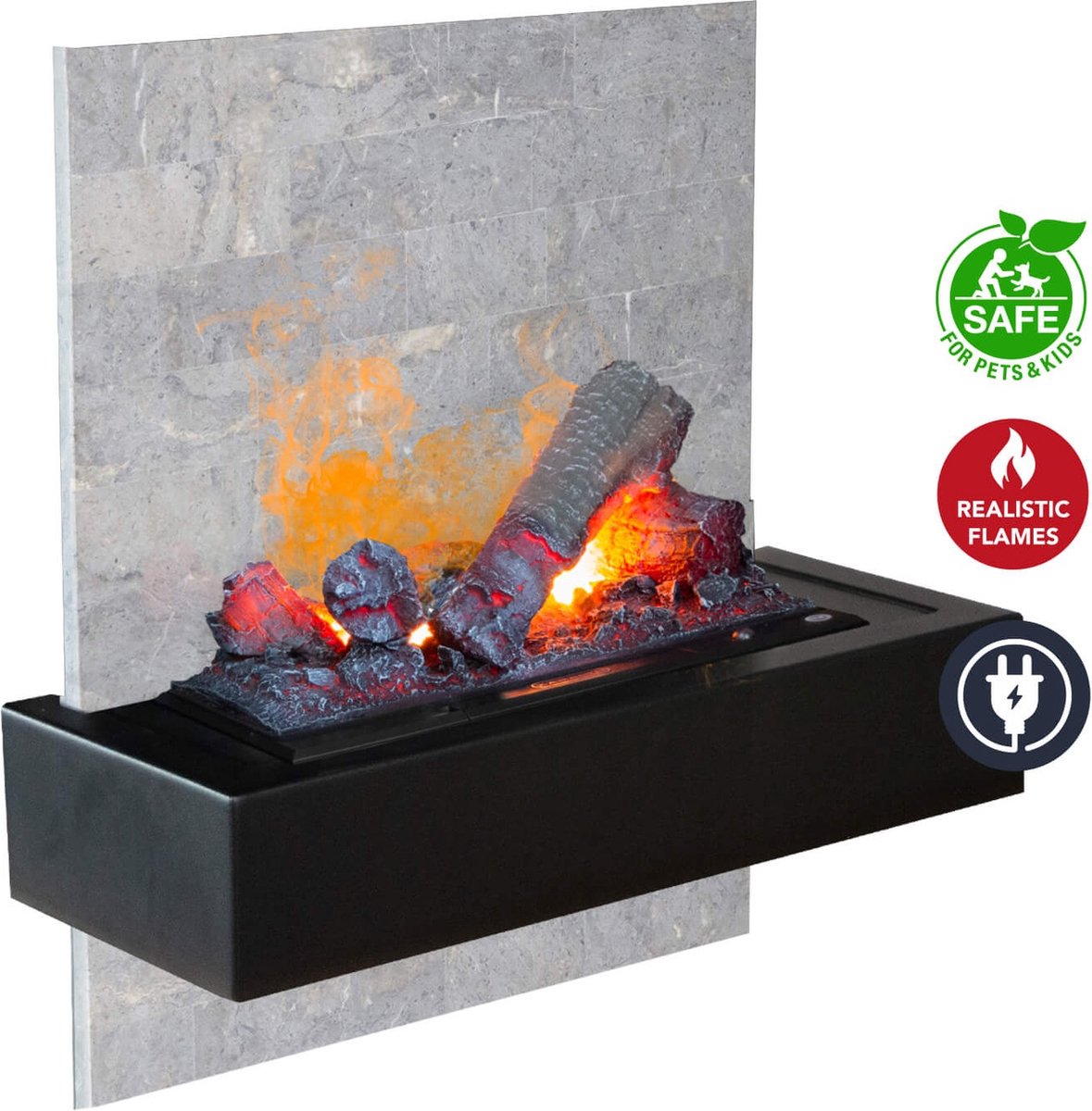 Xaralyn Quero ES elektrische wandhaard Opti-Myst Cassette 400