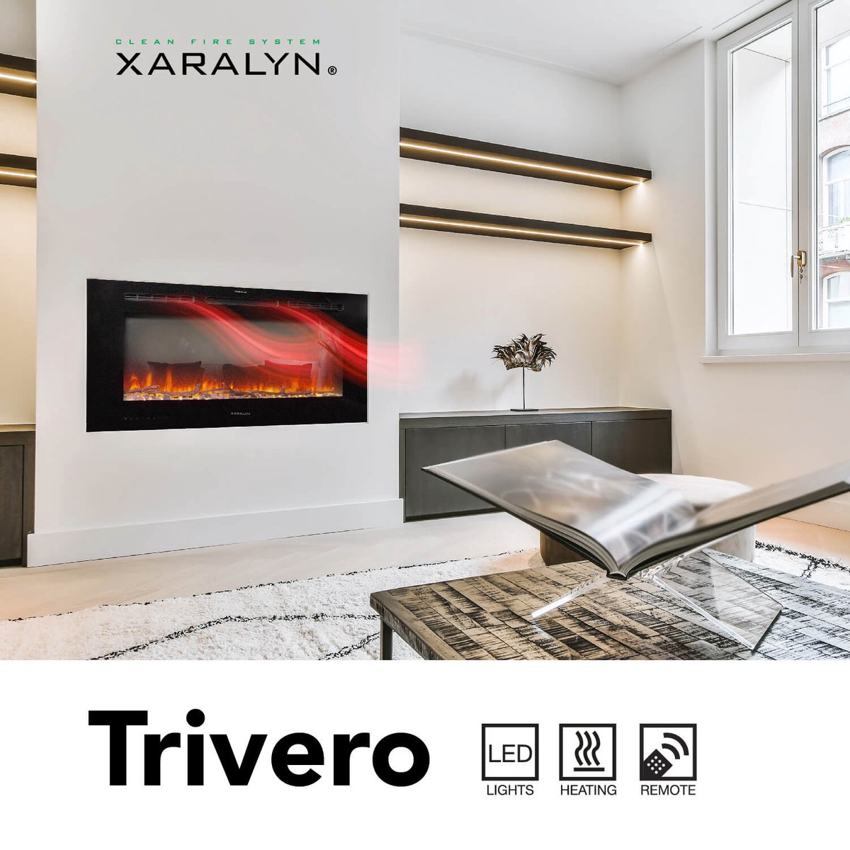 Xaralyn Trivero 130 Cinewall Inbouwhaard