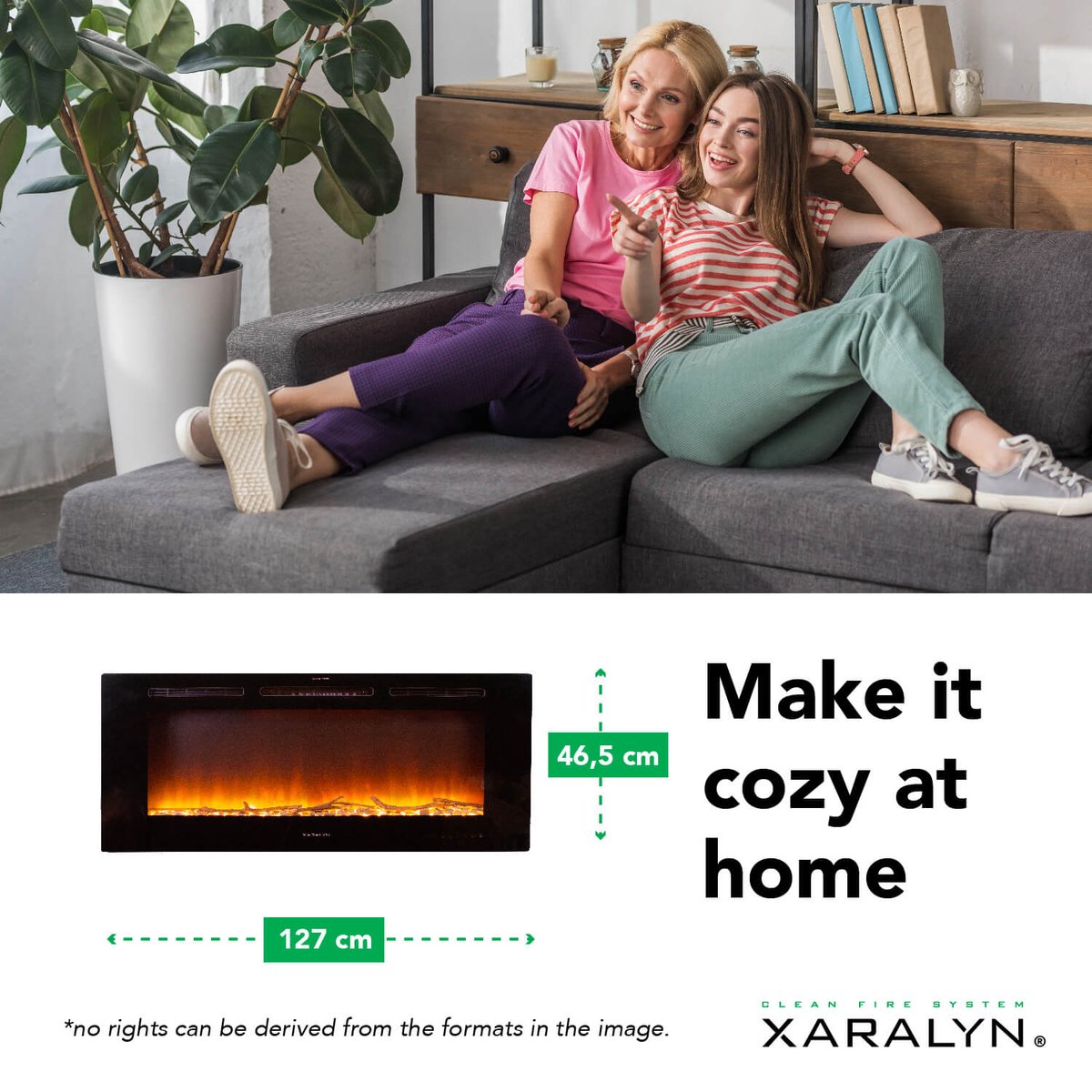 Xaralyn Trivero 130 Cinewall Inbouwhaard