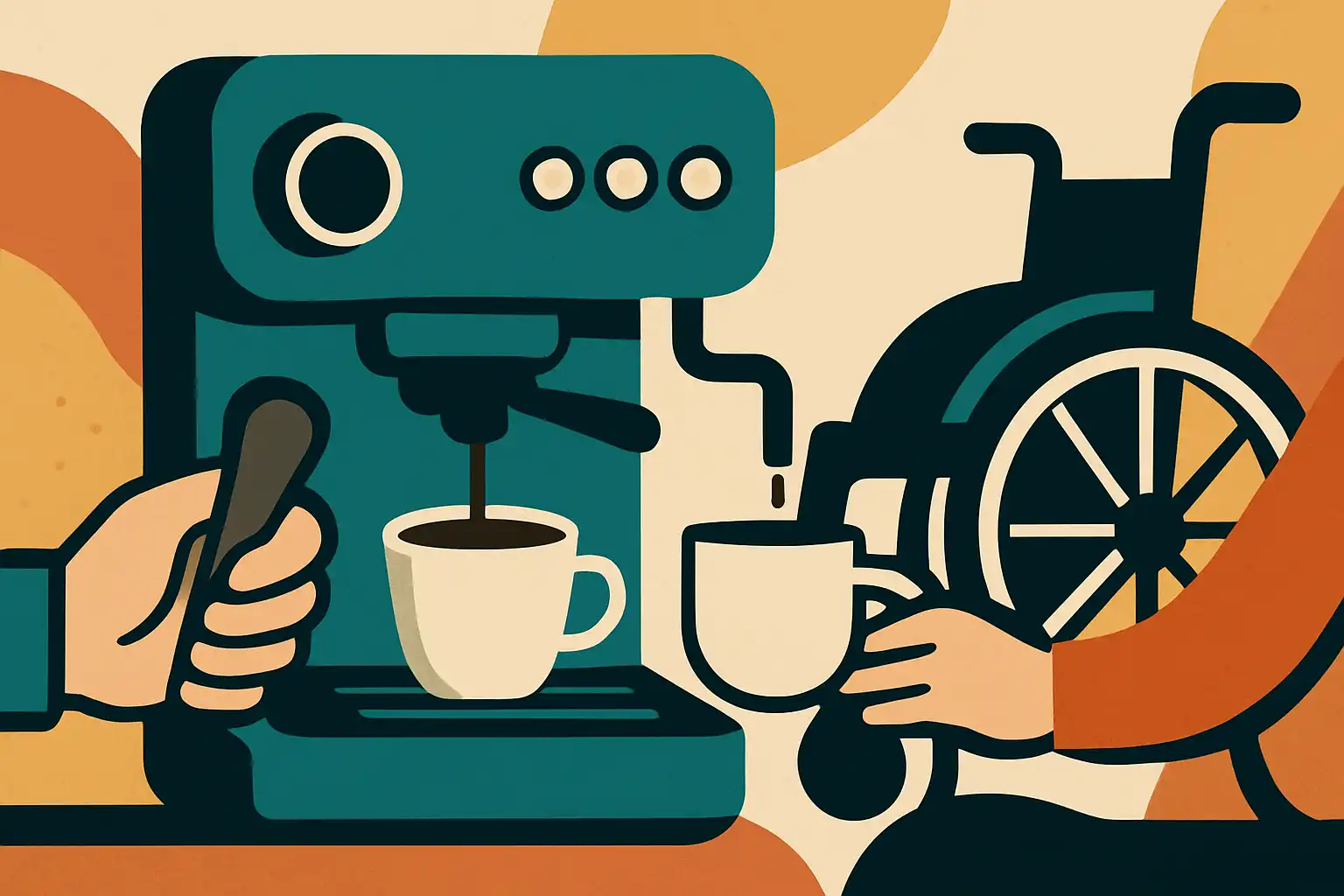 Espresso voor iedereen: zo kies en pas je een espressomachine aan bij beperkte mobiliteit of handkracht