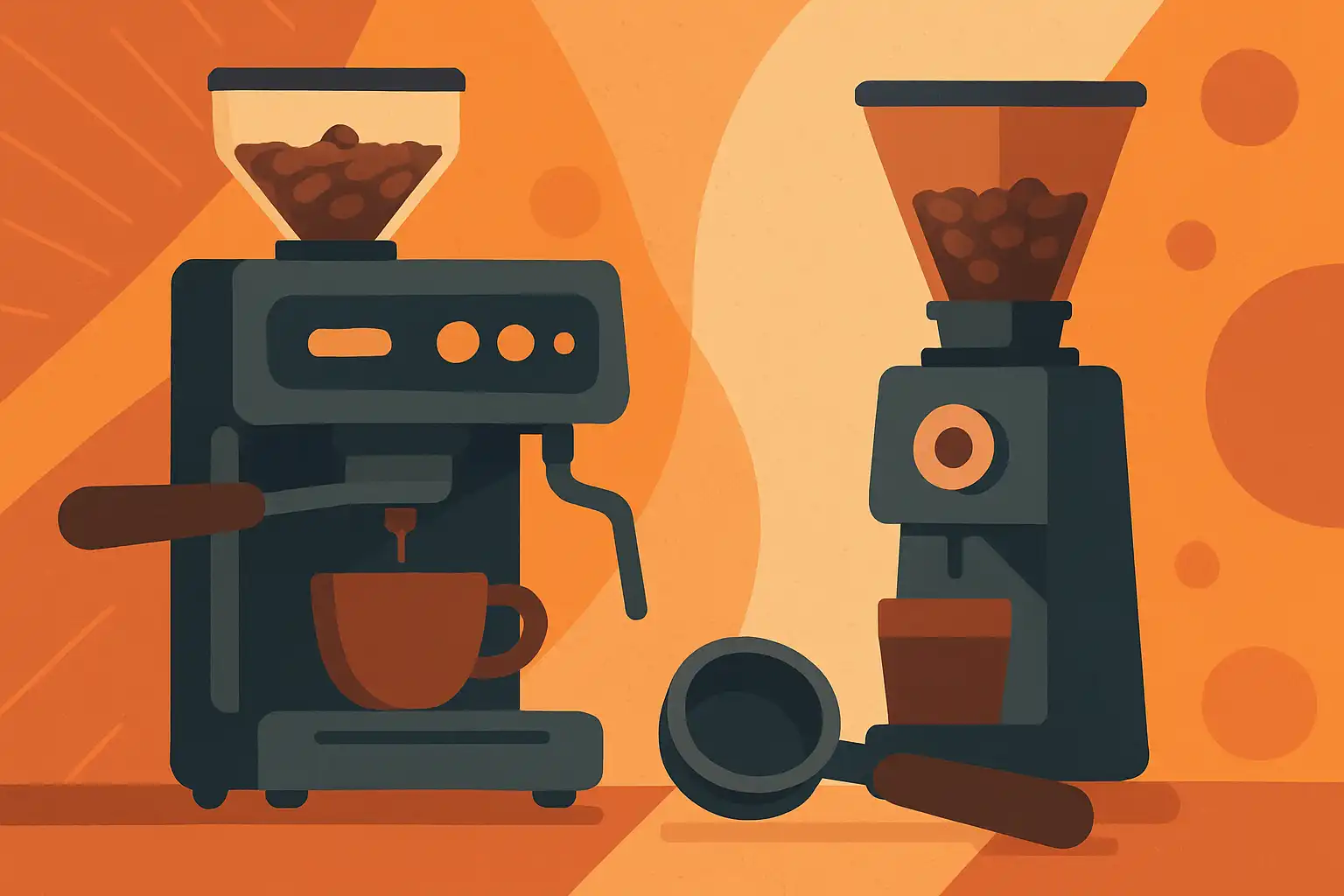 Ingebouwde molen of losse grinder: welke keuze maakt écht het verschil voor jouw espresso?