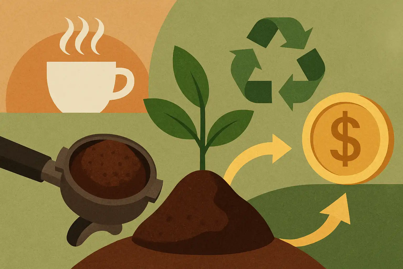 Van koffiedik naar goud: slimme en duurzame toepassingen voor gebruikte koffie uit je espressomachine