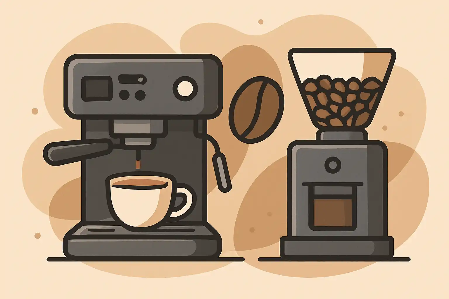 Zo vergelijk je espressomachines met bonenmaler op smaak, gemak en dagelijks gebruik