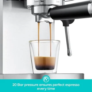 Koffiezetapparaat 20 bar voor perfecte espresso