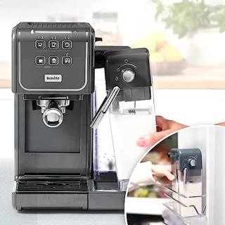 Espressomachine met Automatische Melkopschuimer voor Koffie, Cappuccino en Latte
