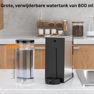 Wat vinden we goed aan de CLVP® Espressomachine - Koffiezetapparaat - Koffiemachines - Zwart en Grijs