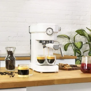 DailySupplies® Espressomachine - Koffiezetapparaat - Koffiemachines - Wit